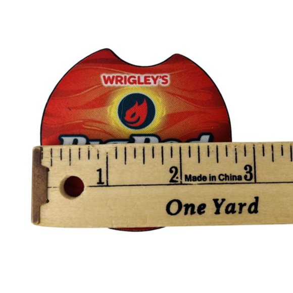 Car Coasters Big Red Cinnamon Bubble Gum Wrigley's Snack Set of 2 Neoprene - Picture 6 of 9